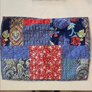 Floral Patchwork Quilted Pillow Cover (set of 4)